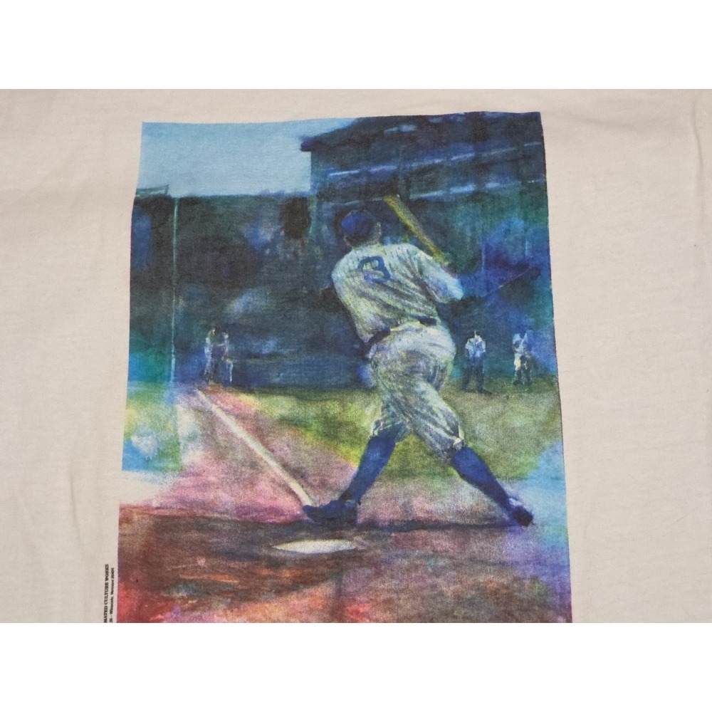 Babe Ruth Original Art T-Shirt by Lance Richbourg Vtg Made In‎ The Usa Hanes - Picture 2 of 10